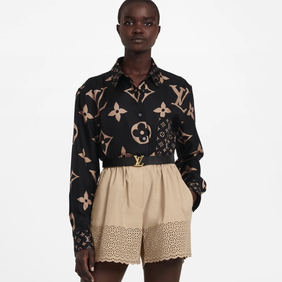 MINT Louis Vuitton LV Initial 30 mm 1.2” Reversible Women Belt Size 80 - Picture 11 of 12